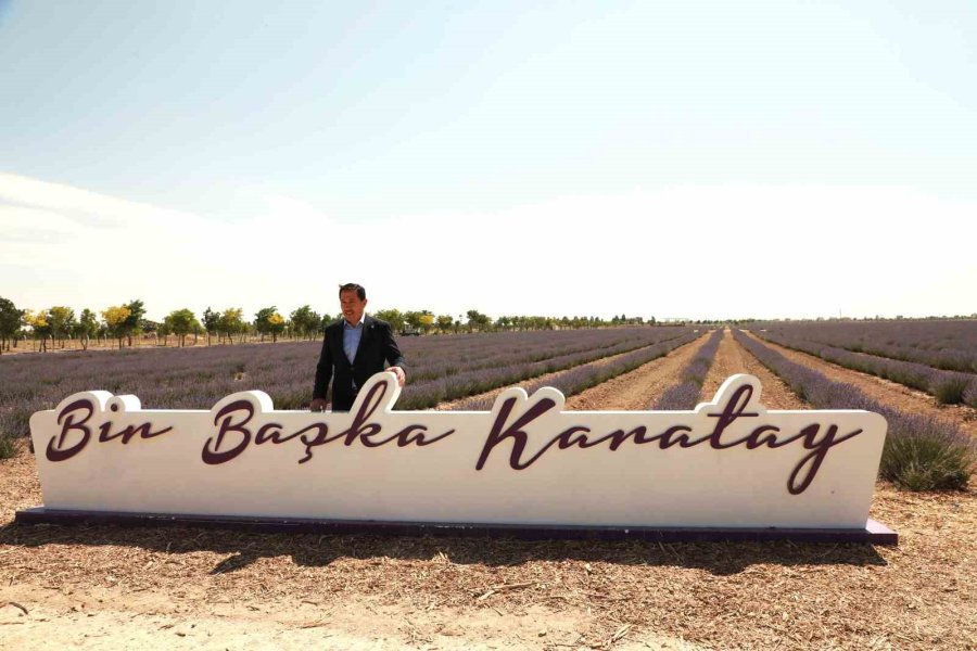 Hasan Kılca, Karatay Lavanta Bahçesi’nde Konya Basınıyla Buluştu