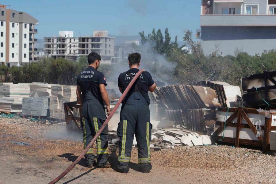 Köpeğe Çarpmamak İçin Elektrik Direğine Vurdu, Kopan Teller Yangın Çıkardı