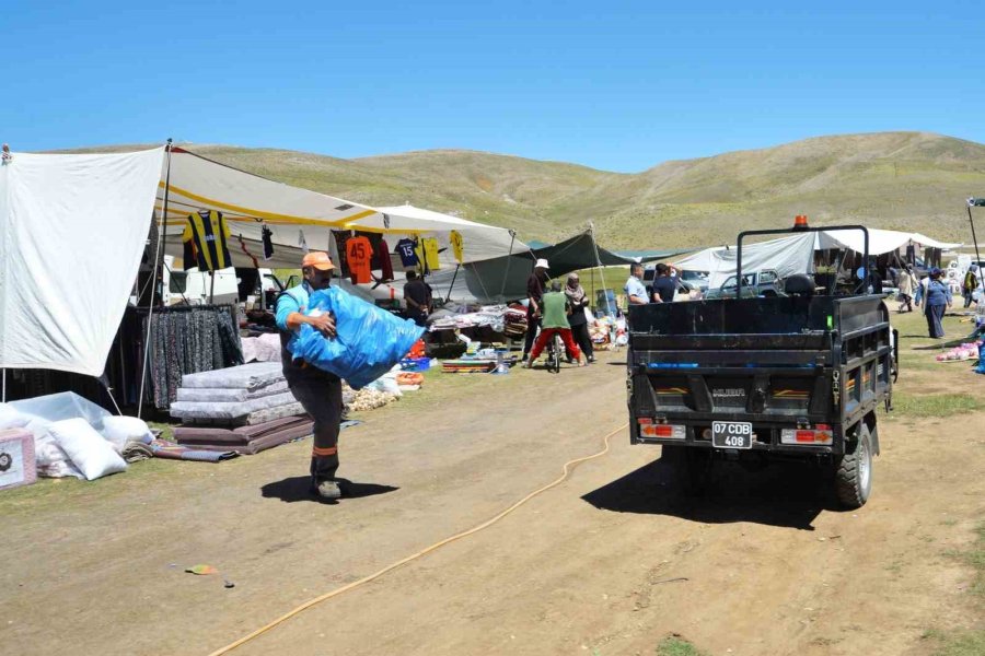 Alanya’da Yaylalara Katı Atık Toplama Hizmeti Sunuluyor