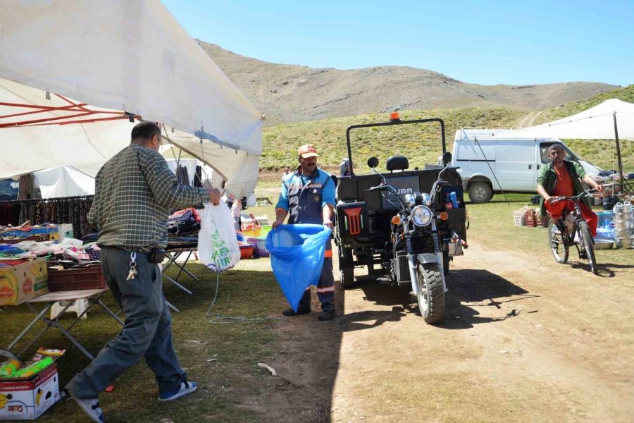 Alanya’da Yaylalara Katı Atık Toplama Hizmeti Sunuluyor