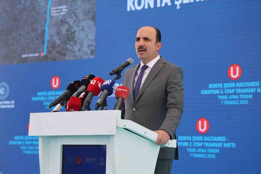Bakan Uraloğlu: "konya’nın Kent İçi Raylı Sistem Ağını; 27.7 Kilometreden 134 Km’ye Yükseltmiş Olacağız"