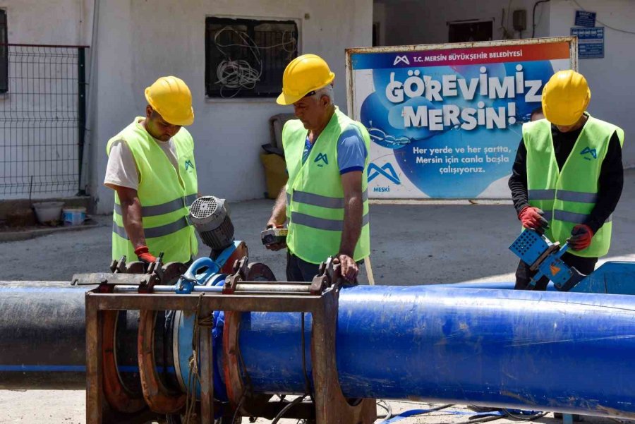 Meski, Aydıncık’ta Kesintisiz İçme Suyu Altyapısını Güçlendirdi