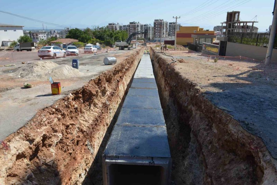 Kepez Fevzi Çakmak Mahallesi’ne 92 Milyon Tl’lik Yağmur Suyu Yatırımı