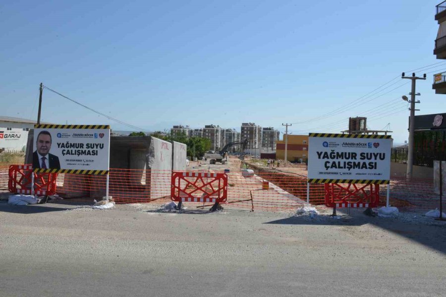 Kepez Fevzi Çakmak Mahallesi’ne 92 Milyon Tl’lik Yağmur Suyu Yatırımı