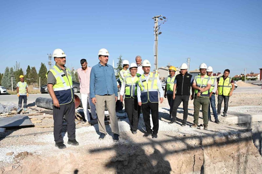Başkan Altay: "kurak Dönemde İçme Suyunun Şehre Kesintisiz Ulaştırılması İçin Çalışıyoruz"