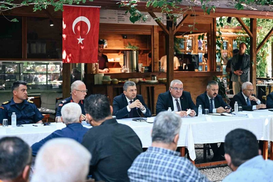 Vali Şahin: "olimpos Bölgesinde Yasadışı Hiçbir Faaliyete İzin Vermeyeceğiz"