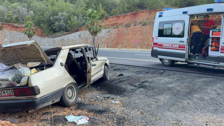 Savrulan Tofaş Araç Takla Attı: 2’si Çocuk 5 Yaralı