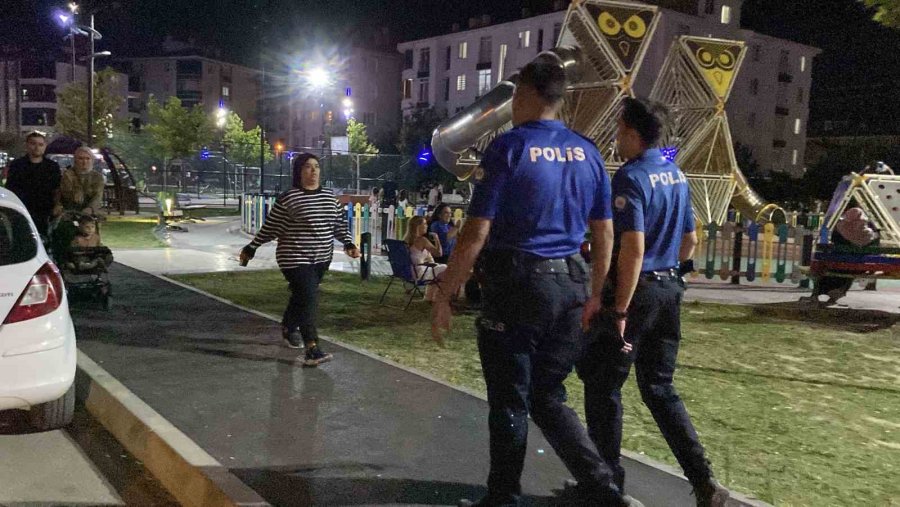 Aksaray’da Asayiş Ekipleri Park Ve Bahçelerde Kuş Uçurtmuyor