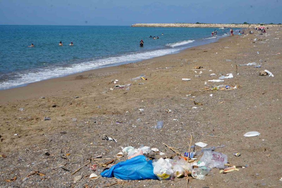 Çardaklardan Arındırılıp Özgürleştirilen Kumköy Sahili Şimdi De Çöplerle Boğuşuyor
