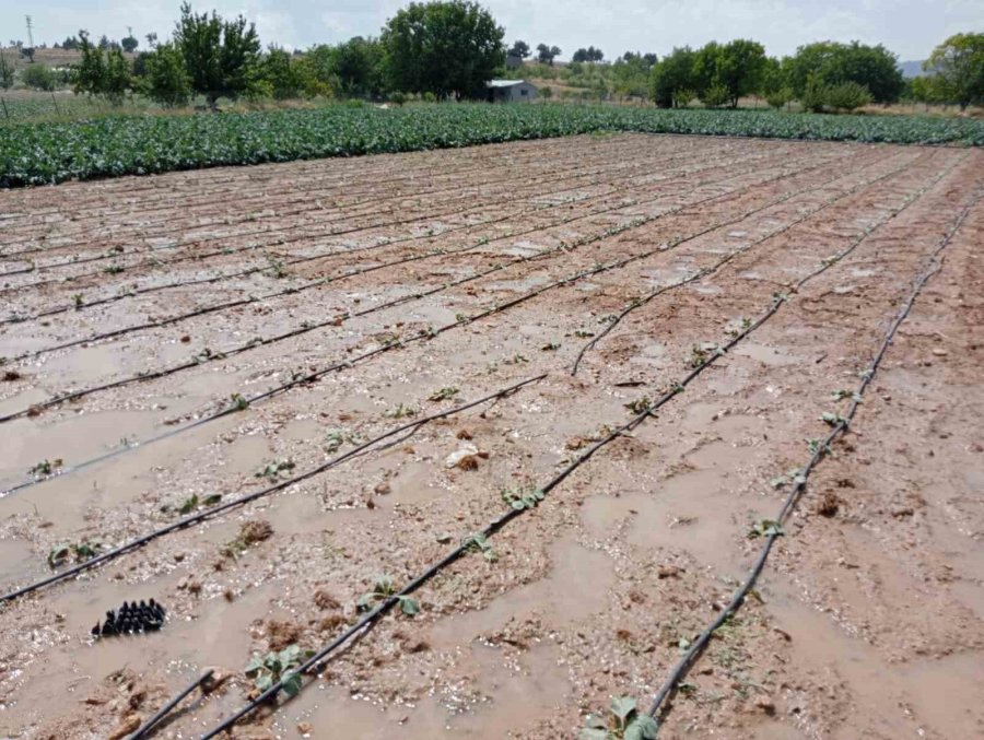 Mersin’de Şiddetli Dolu Yağışı Etkili Oldu