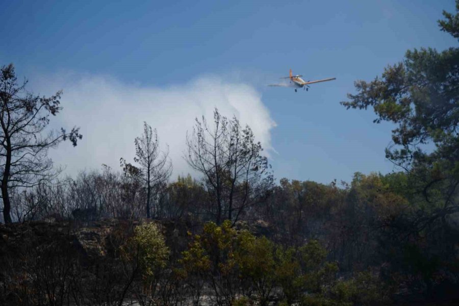 Antalya’da Çıkan Yangında Alevler Arasında Kaldılar