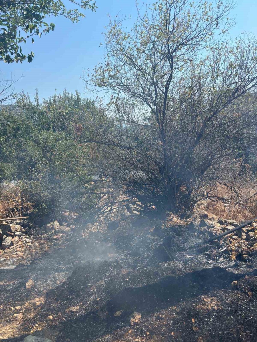 Kumluca’da Makilik Yangını 7 Dakikada Müdahale İle Kontrol Altın Alındı