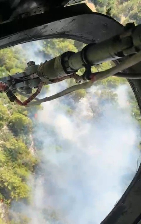 Kaş’ta Orman Yangını