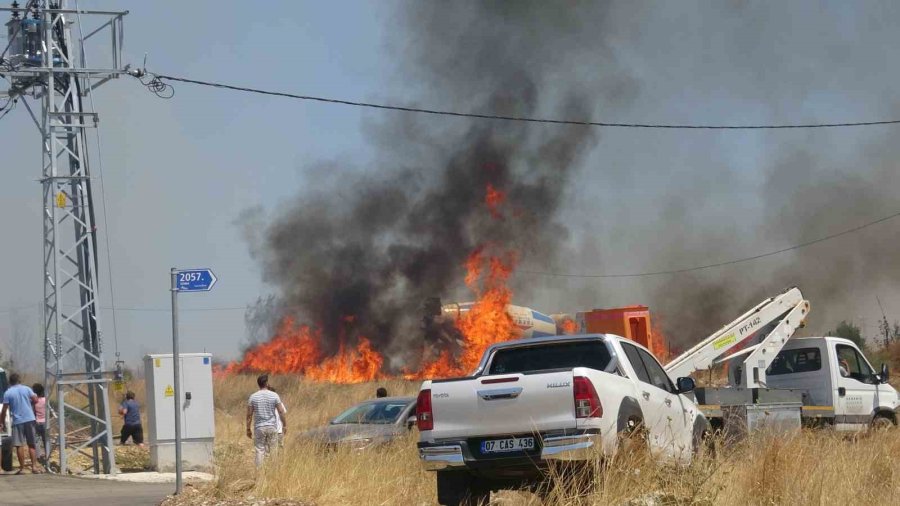Alevler Bir Anda Evinin Yanına Geldi, Yaşlı Adam Kabusu Yaşadı