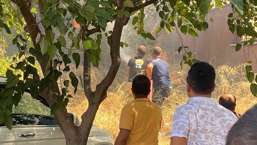 Antalya’da Ormanlık Alanda Yangın Paniği
