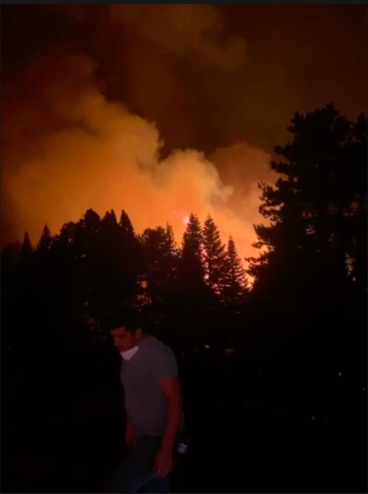 Gazipaşa’da Yangın Sebebiyle Bir Mahalle Tedbir Amaçlı Tahliye Edildi