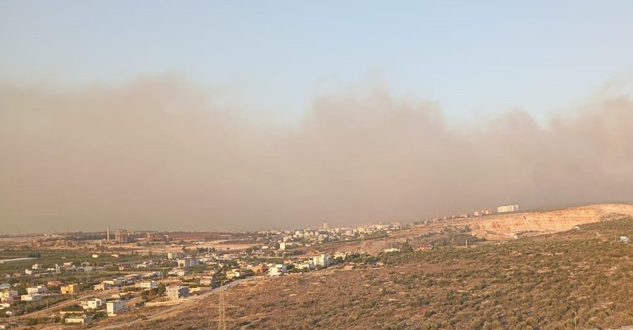 Silifke’de Orman Yangını