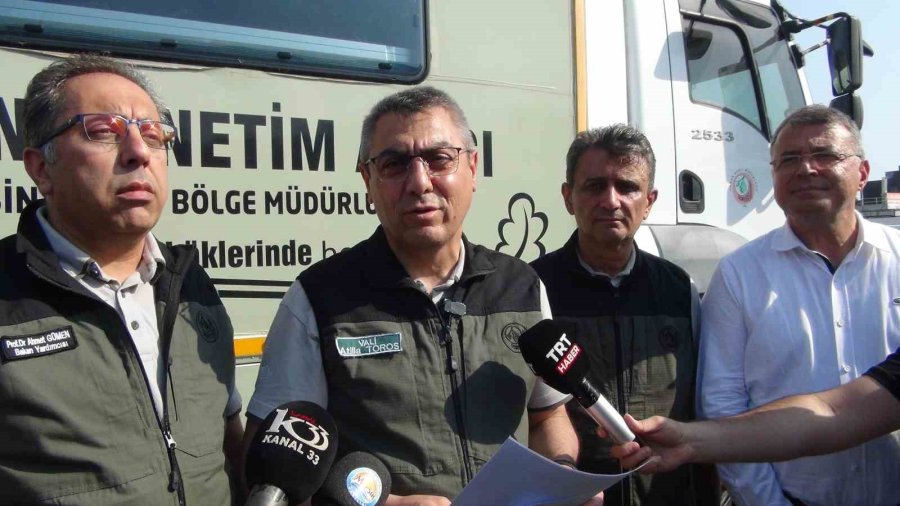 Silifke’deki Orman Yangınıyla Mücadele Devam Ediyor: 526 Personel Sahada