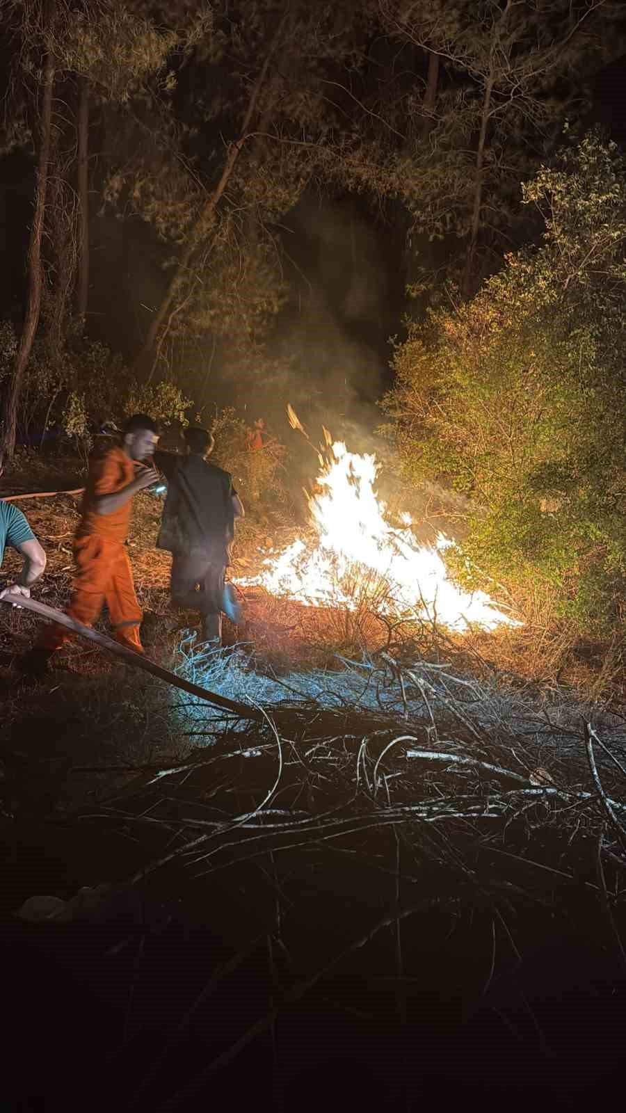 Kemer’de Orman Yangını Kısa Sürede Söndürüldü