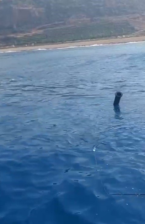 Gazipaşa Selinus Sahili Kıyısında 500 Metrelik Boru Bulundu