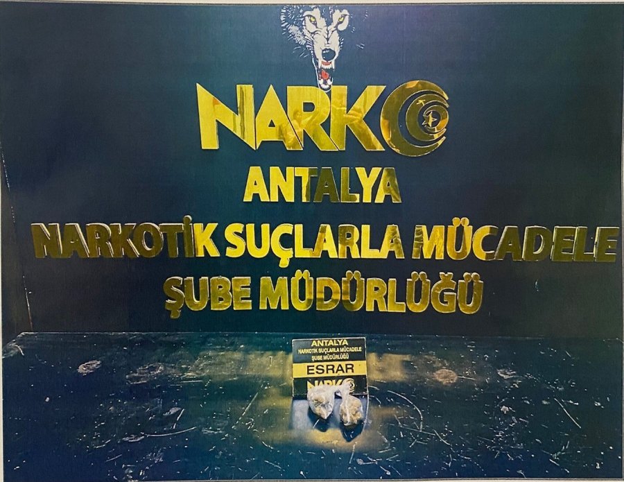 Antalya’da Son 1 Haftada Uyuşturucu Operasyonlarında 22 Kişi Tutuklandı