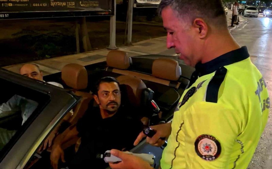 Direksiyon Başında Alkollü Yakalandı, "ehliyetimi Alamazsın" Dedi