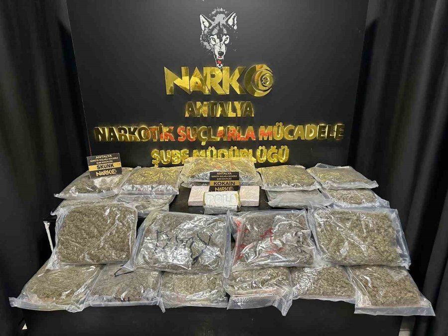 Antalya’da Zehir Tacirlerine Büyük Darbe