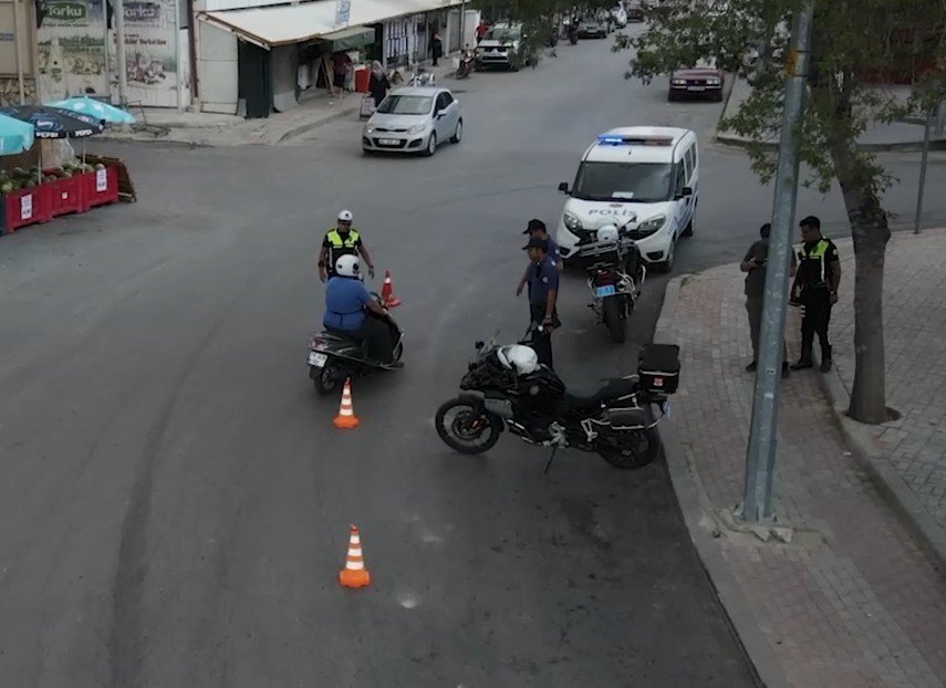 Karaman’da Polisin Motosiklet Denetimleri Arttı