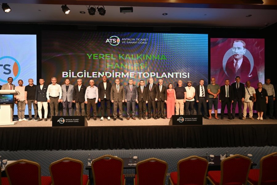 Antalya’da ’yerel Kalkınma Hamlesi’ Tanıtıldı, Yeni Teşvik Modeli Anlatıldı