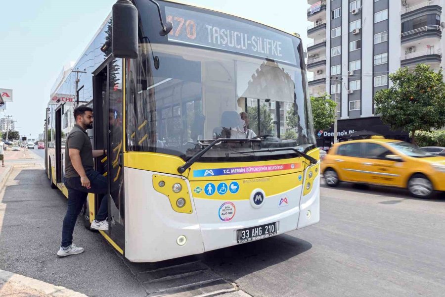 Mersin’de Otobüslerde ’gittiğin Yere Kadar Öde’ Dönemi Başladı