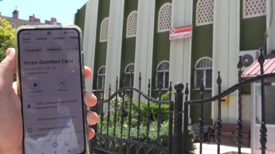 Camiye Haritalarda Yer İsmi Olarak Victor Osimhen’in İsmini Verdiler