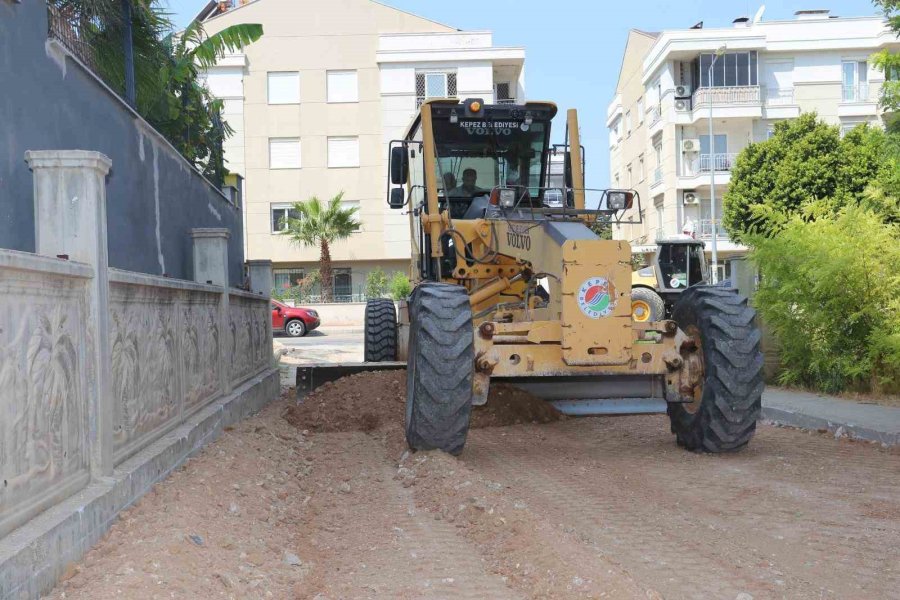 Kepez Toki Gazi Konutlarında Asfalt Hazırlığı Başladı