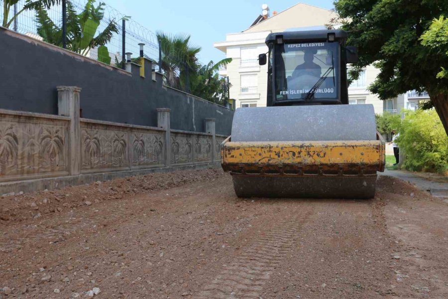 Kepez Toki Gazi Konutlarında Asfalt Hazırlığı Başladı