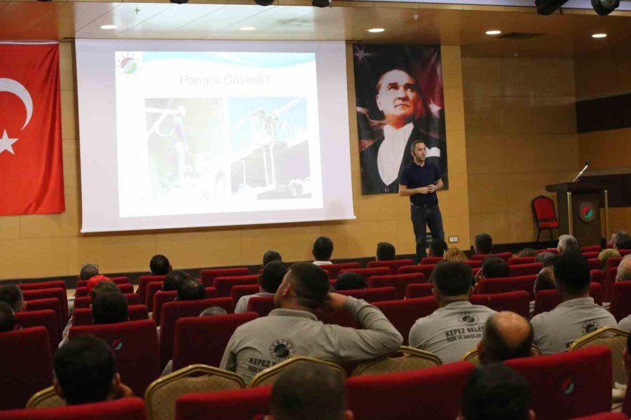 Kepez Personeline İş Sağlığı Ve Güvenliği Eğitimi Verildi