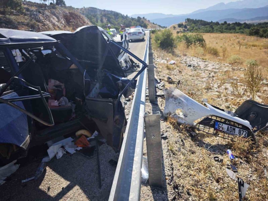 Konya’da Üç Aracın Karıştığı Kazada 7 Yaralı