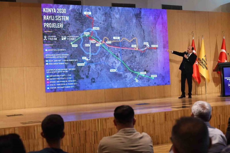 Başkan Altay: "şehrimiz Kuzeyden Güneye, Doğudan Batıya Raylı Sistemlerle Donatılacak"