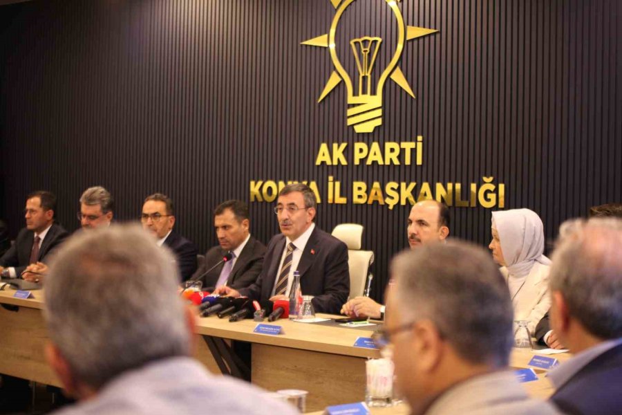 Cumhurbaşkanı Yardımcısı Yılmaz: "ak Partinin Rotasını Millet Çizmiştir, Çizmeye Devam Etmektedir"