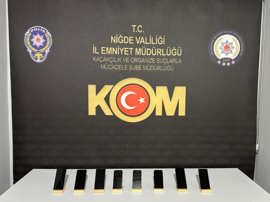 Niğde’de Kaçakçılık Operasyonu: 8 Şüpheli Yakalandı