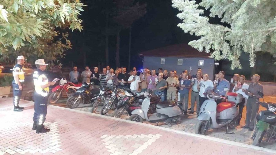 Eğirdir’de Motosiklet Sürücülerine Trafik Semineri