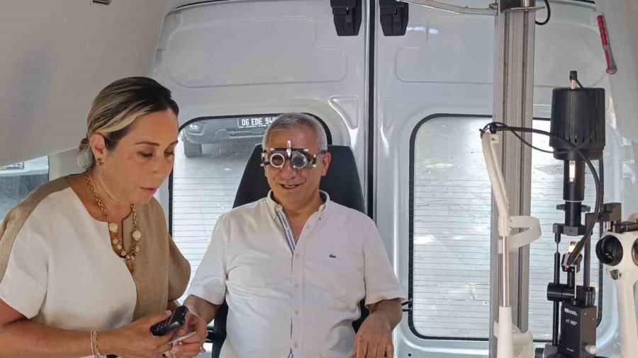 Manavgat’ta Ücretsiz Göz Taraması Yapıldı