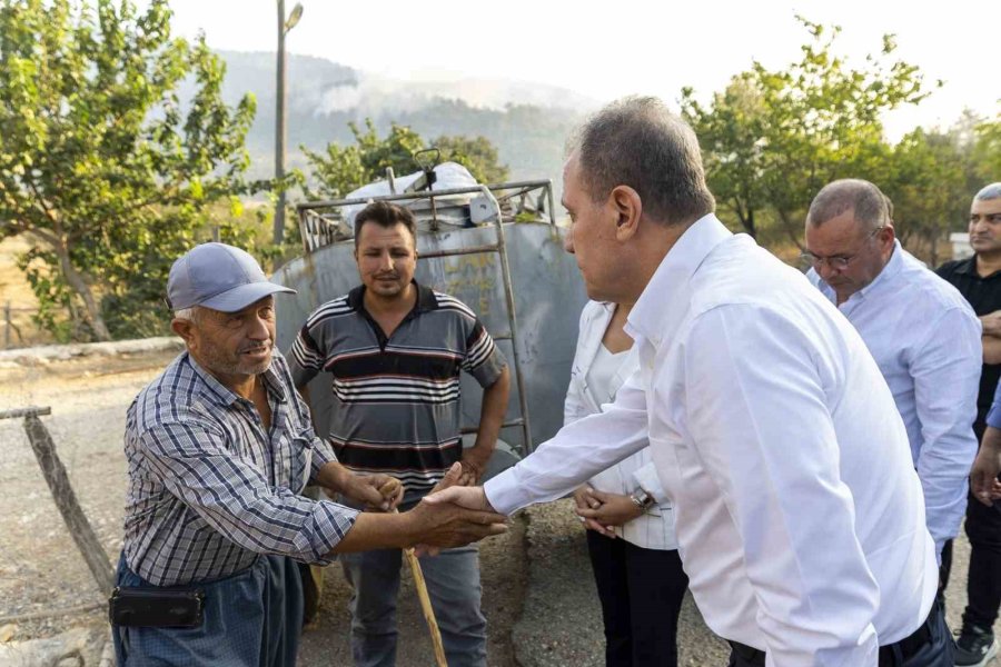 Silifke’deki Yangın Sürüyor