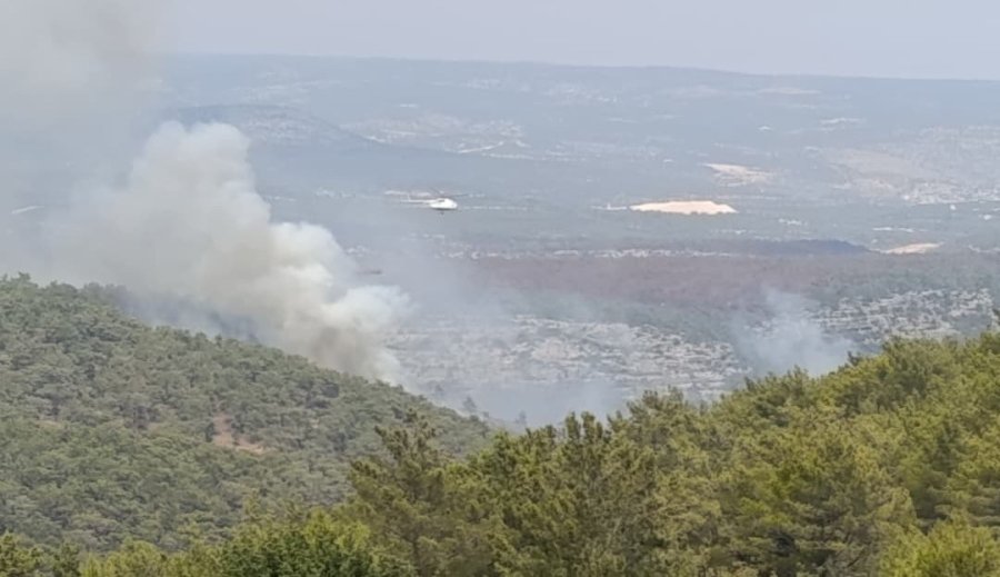 Mersin Silifke’deki Orman Yangını 3’üncü Gününde