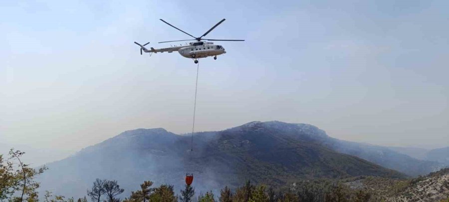 Mersin Silifke’deki Orman Yangını 3’üncü Gününde