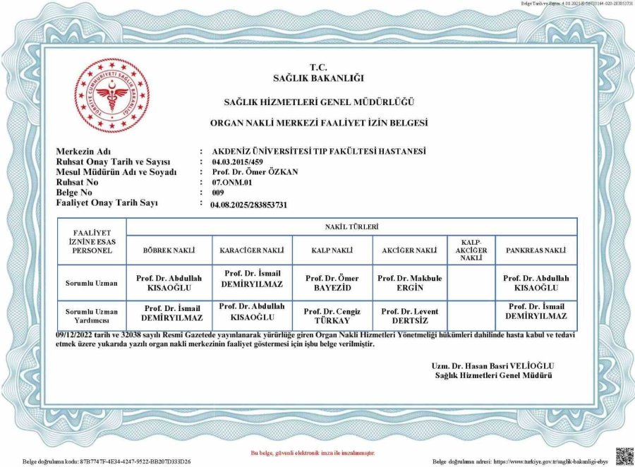 Aü’de Dünyanın İlk Rahim Naklinden Sonra Şimdi De Akciğer Nakli