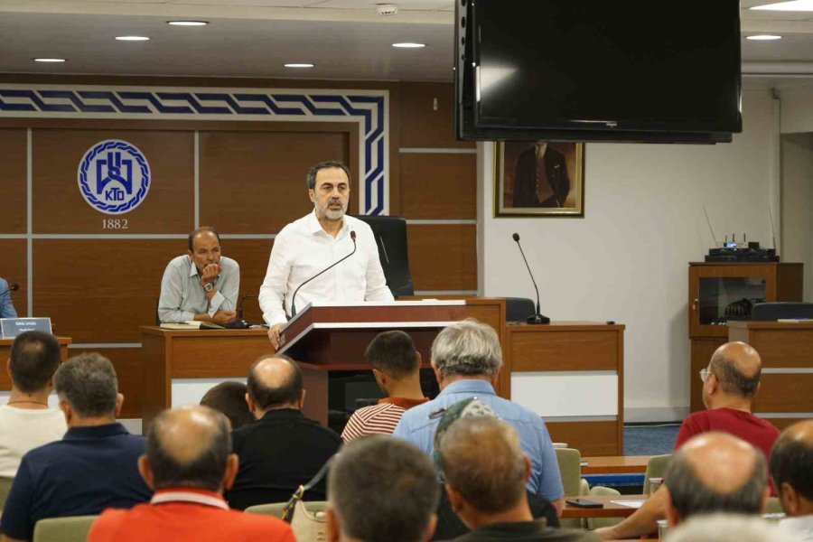 Selçuk Öztürk: "konya’nın Lojistik Avantajını Değerlendirme Gayretindeyiz"