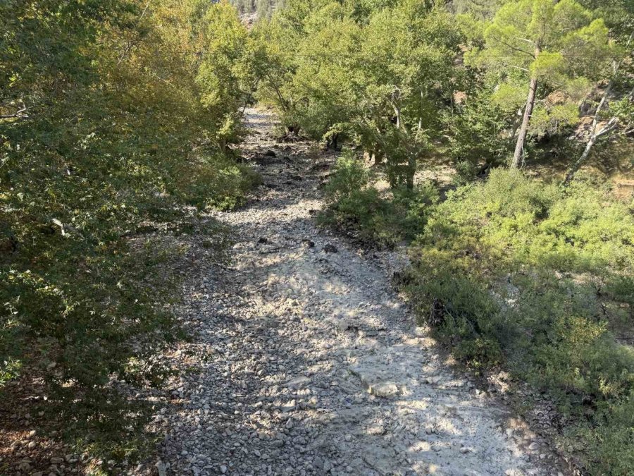 Üzümdere Irmağı Kuraklığa Yenik Düştü, Eski Halinden Eser Kalmadı