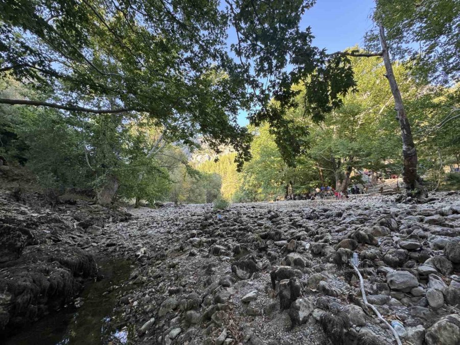 Üzümdere Irmağı Kuraklığa Yenik Düştü, Eski Halinden Eser Kalmadı