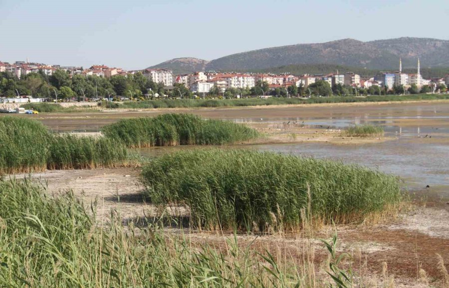 Beyşehir Gölü’nde Sular Çekildi, Yeni Adalar Ortaya Çıktı