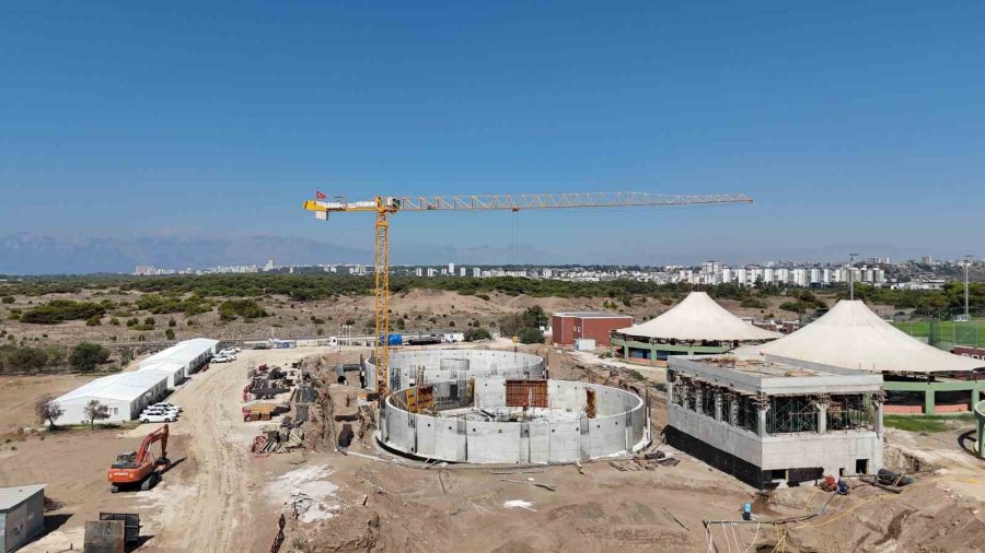 Lara Atıksu Arıtma Tesisi’nde Çalışmalar Sürüyor