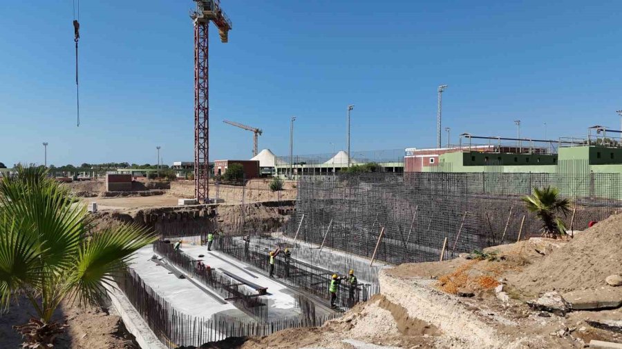 Lara Atıksu Arıtma Tesisi’nde Çalışmalar Sürüyor